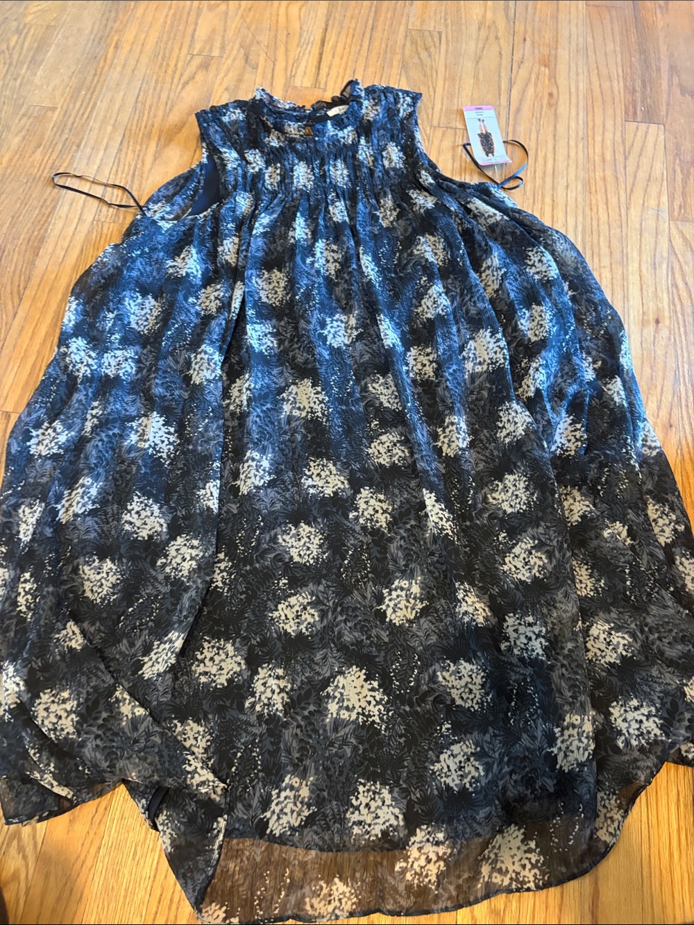 Joie Navy and Black Floral Dress‎